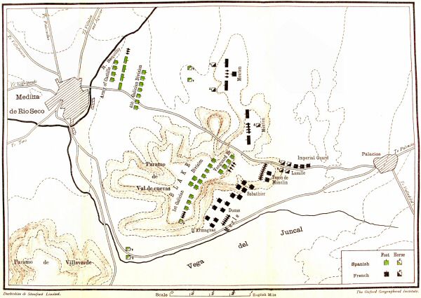 Map of Medina de Rio Seco