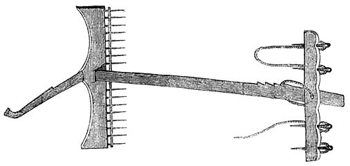 Harrow for thinning and cleaning Paddy.